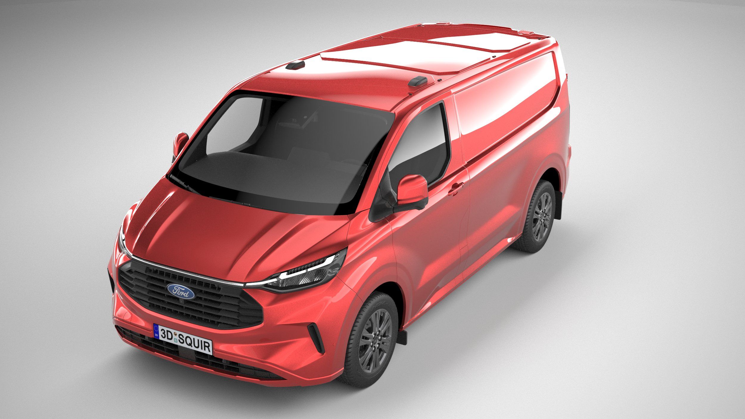 Orders ford transit custom red